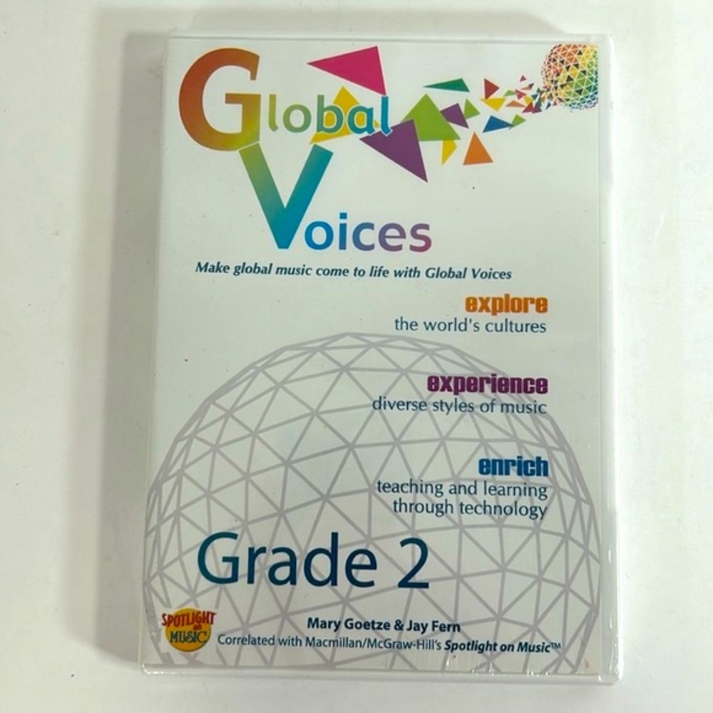 Global Voices Sealed 2005 DVD Spotlight on Music Grade 2 Make Music Come To Life